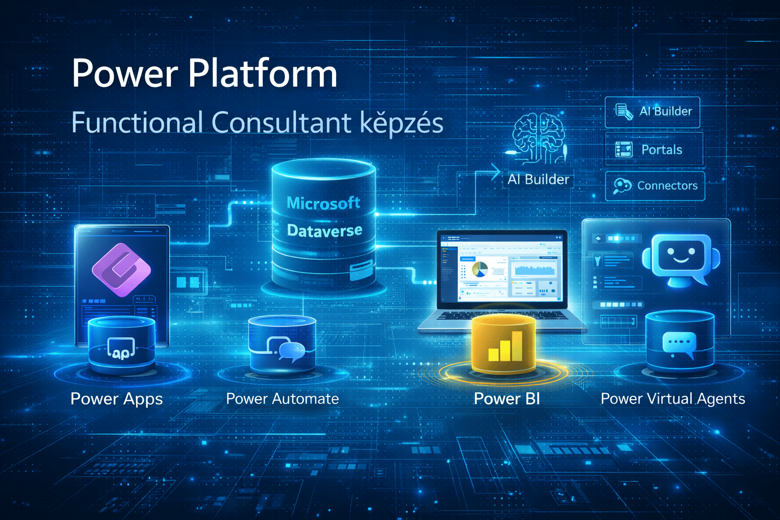 Power Platform integrált üzleti alkalmazás- és folyamatautomatizálási környezet