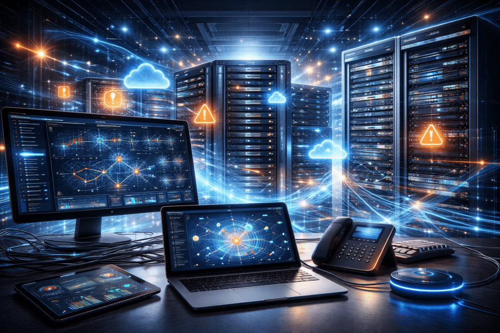 Cisco DCIT 300-615 infrastruktúra hibaelhárítás futurisztikus szerverteremben