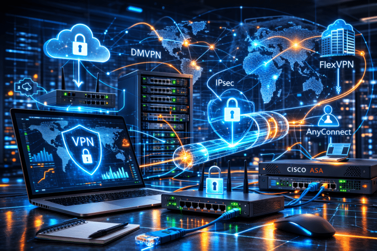 Cisco SVPN 300-730 képzés VPN hálózati kapcsolat titkosított adatforgalommal