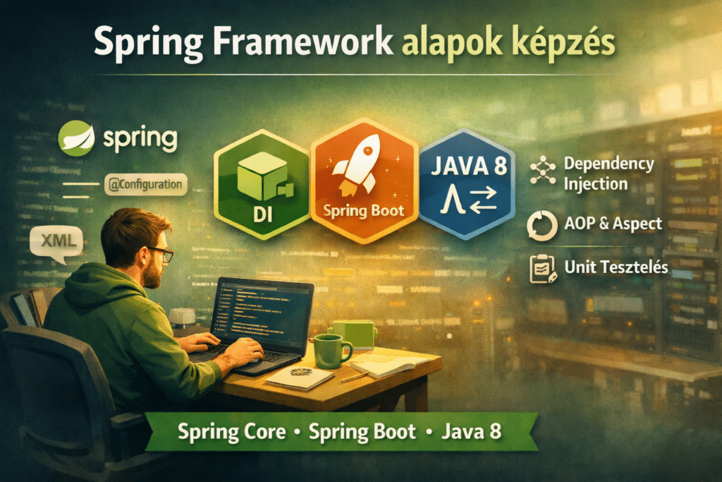 Spring Framework alapok Java környezetben