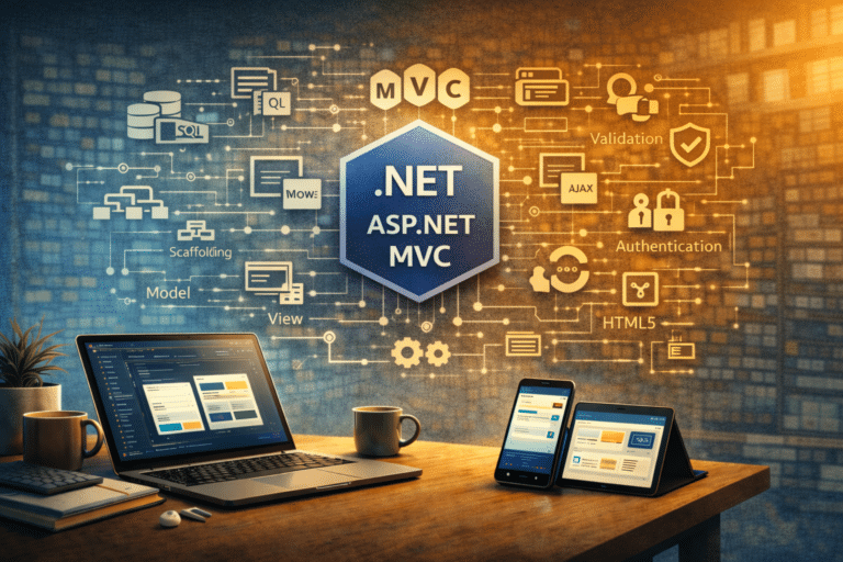 ASP.NET MVC webalkalmazás fejlesztés képzés .NET környezetben