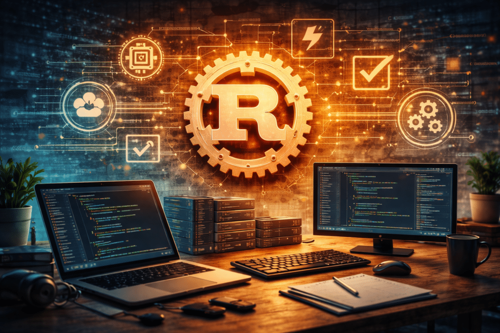 Rust programozási nyelv fejlesztés és rendszerprogramozás