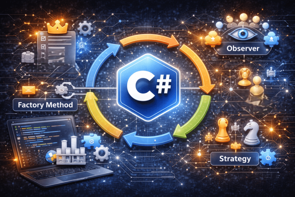 tervezési minták csharp dotnet környezetben tanfolyam